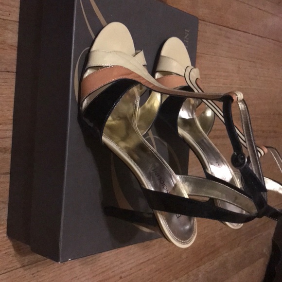 Enzo Angiolini Heels Ivory Multi - Picture 3 of 7